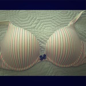 Body by Victoria push-up bra. 36C. Cute striped.